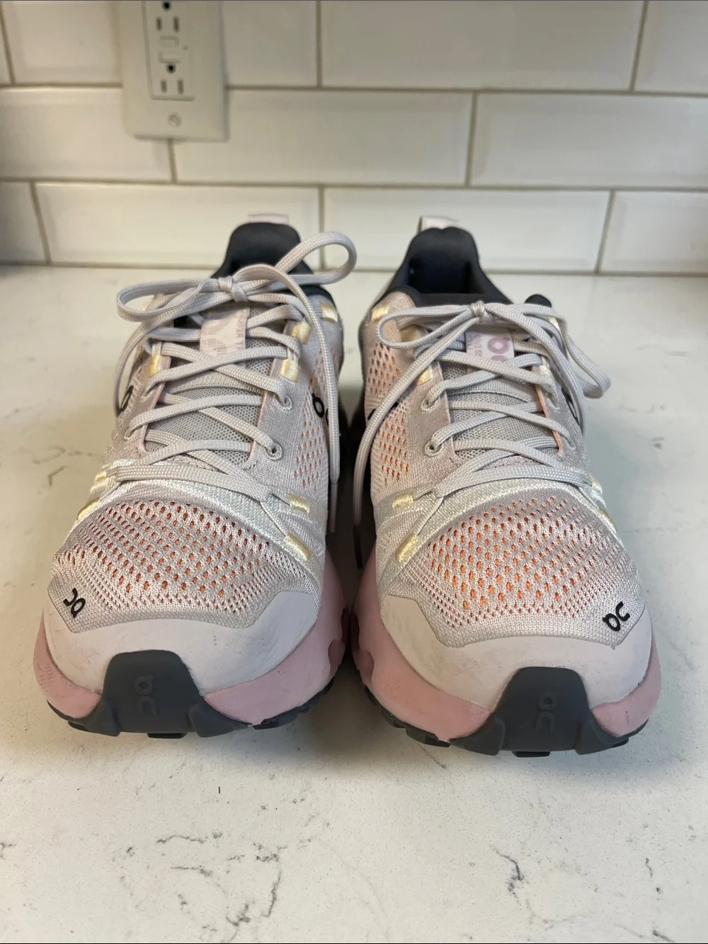 On Cloudsurfer Trail Women’s 'Silver Mauve' TRA Insoles Size 7.5